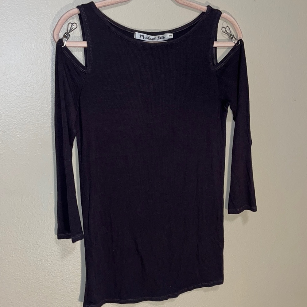 Michael Stars cold shoulder top